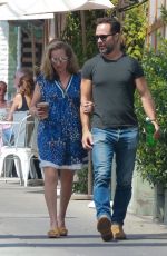 BECKI NEWOTN and Chris Diamantopoulos Out for Lunch at All Time in Los Feliz 09/04/2023