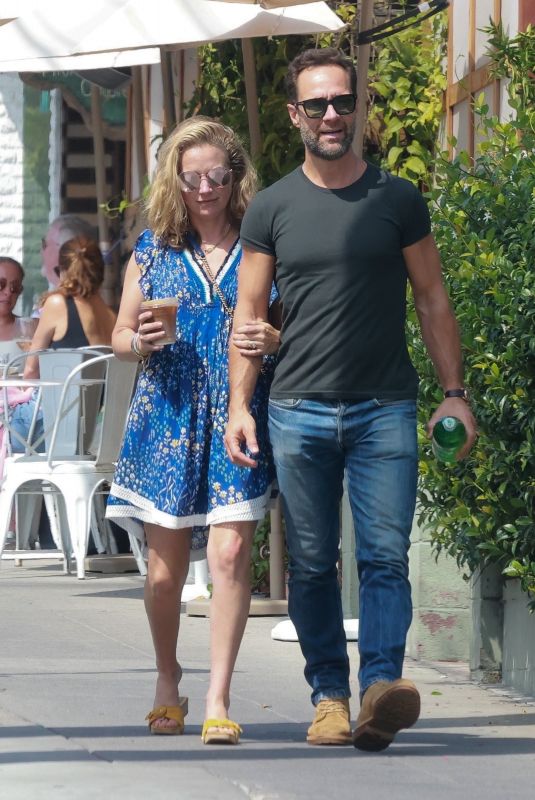 BECKI NEWOTN and Chris Diamantopoulos Out for Lunch at All Time in Los Feliz 09/04/2023