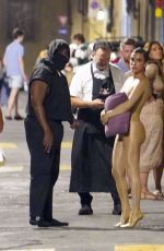 BIANCA CENSORI and Kanye West Night Out in Italy 09/05/2023