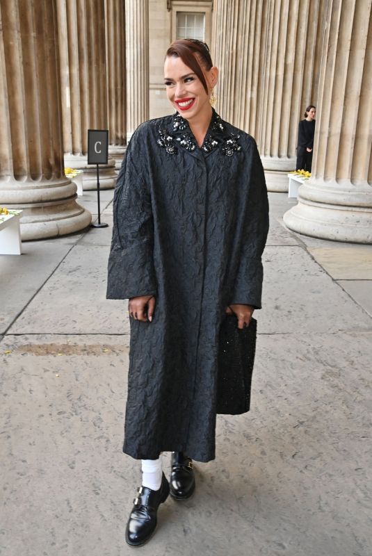 BILLIE PIPER at Erdem Show at London Fashion Week 09/17/2023