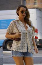  BLAKE LIVELY in Denim Shorts Out in New York 09/07/2023