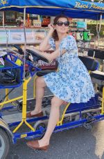 BLANCA BLANCO Out at Villa Borghese in Rome 09/12/2023