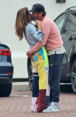BROOKE BURKE and Scott Rigsby Out Kissing in Malibu 09/16/2023