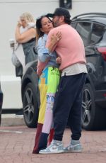 BROOKE BURKE and Scott Rigsby Out Kissing in Malibu 09/16/2023