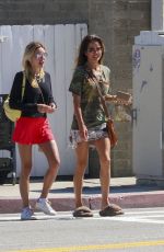 BROOKE BURKE on a Lunch Date with a Friend in Malibu 08/30/2023