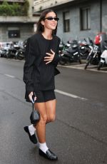 BRUNA MARQUEZINE Out at Milan Fashion Week 09/22/2023