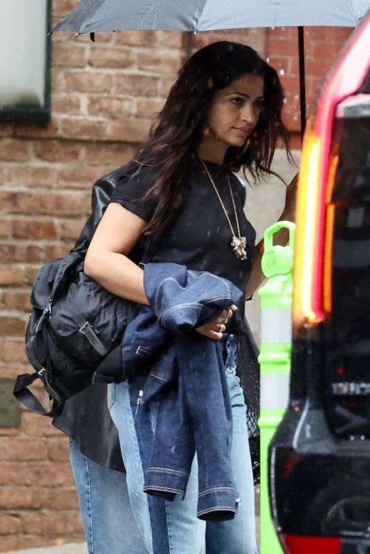 CAMILA ALVES Out at New York Fashion Week 09/10/2023