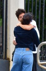 CAMILA MENDES and Rudy Mancuso Out Kissing in Venice 09/04/2023