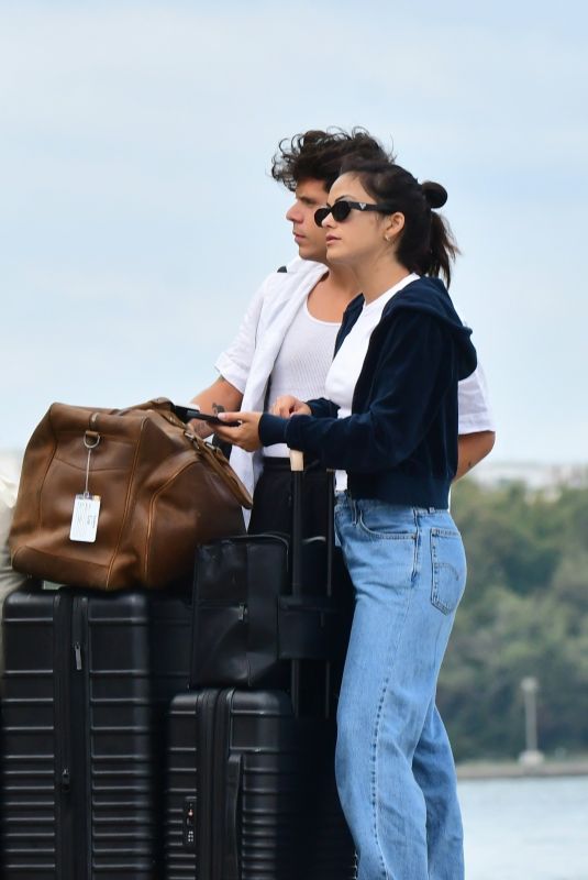 CAMILA MENDES and Rudy Mancuso Out Kissing in Venice 09/04/2023