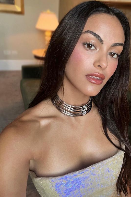CAMILA MENDES - Armani Party in Venice Portrait, September 2023