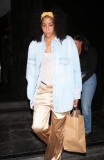 CANDACE PARKER and ANNA PETRAKOVA Leaves Catch Steak in West Hollywood 09/23/2023