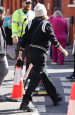CARA DELEVINGNE Arrives at SS2024: Vogue World Catwalk Show at London Fashion Week 09/14/2023