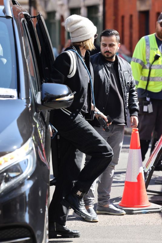 CARA DELEVINGNE Arrives at SS2024: Vogue World Catwalk Show at London Fashion Week 09/14/2023