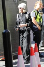 CARA DELEVINGNE Arrives at Vogue World Show at London Fashion Week 09/14/2023