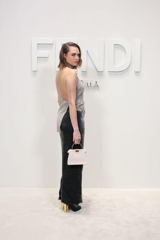CARA DELEVINGNE at Fendi Spring/summer 2024 Fashion Show in Milan 09/20/2023