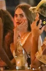CARA DELEVINGNE, EMAM ROBERTS and ZOE KRAVITZ at a Birthday Celebration in New York 09/10/2023