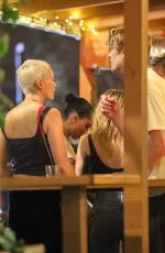 CARA DELEVINGNE, EMAM ROBERTS and ZOE KRAVITZ at a Birthday Celebration in New York 09/10/2023