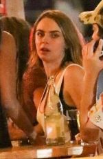 CARA DELEVINGNE, EMAM ROBERTS and ZOE KRAVITZ at a Birthday Celebration in New York 09/10/2023