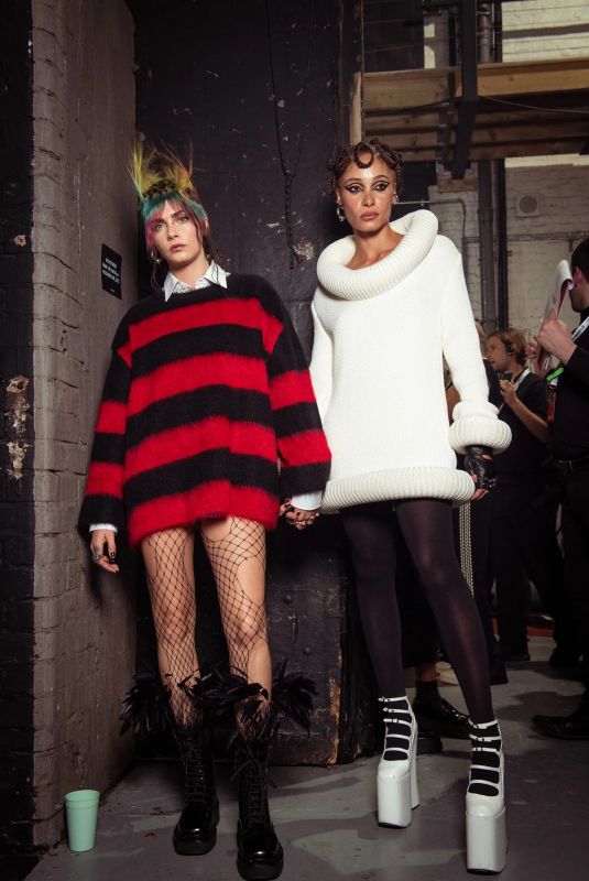 CARA DELEVINGNE for Vogue Magazine: Backstage at Vogue World, September 2023