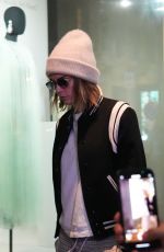 CARA DELEVINGNE Out and About in Milan 09/18/2023