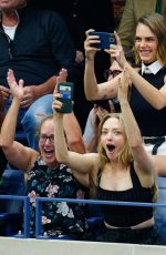 CARA DELEVINGNE, RACHEL BROSNAHAN, AMANDA SEYFRIED, MINDY KALING and ARIANA DEBOSE at US Open in New York 09/09/2023