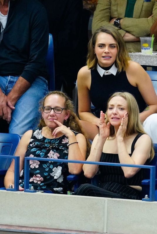 CARA DELEVINGNE, RACHEL BROSNAHAN, AMANDA SEYFRIED, MINDY KALING and ARIANA DEBOSE at US Open in New York 09/09/2023