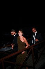 CARLA BRUNI Arrives at Amfar Gala 2023 in Venice 09/03/2023