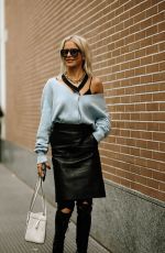 CAROLINE DAUR at Fendi Spring/summer 2024 Fashion Show in Milan 09/20/2023
