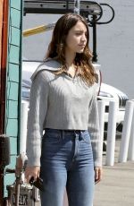 CAYLEE COWAN and Casey Affleck Leaves a Restaurant in Los Feliz 09/26/2023