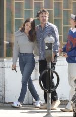 CAYLEE COWAN and Casey Affleck Leaves a Restaurant in Los Feliz 09/26/2023