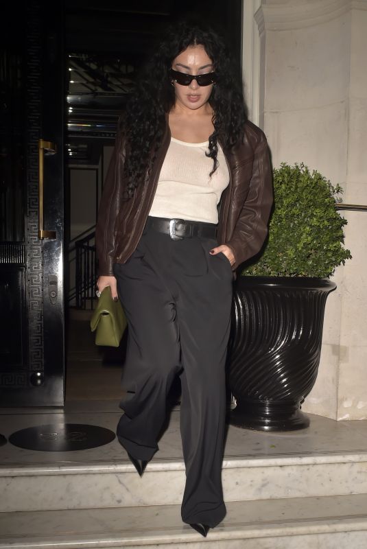 CHARLI XCX at Face LFW Party at The Twenty Two Mayfair in London 09/16/2023