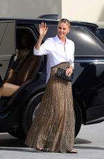 CHARLIZE THERON Arrives at Christian Dior Show in Paris 09/26/2023