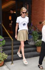 CHARLIZE THERON Heading to US Open in New York 09/09/2023