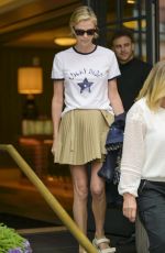 CHARLIZE THERON Heading to US Open in New York 09/09/2023