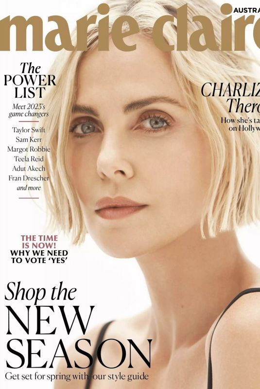 CHARLIZE THERON in Marie Claire Australia, October 2023