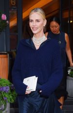 CHARLIZE THERON Out and About in New York 09/07/2023