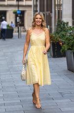 CHARLOTTE HAWKINS Arrives at Global Radio Studios in London 09/06/2023