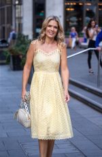 CHARLOTTE HAWKINS Arrives at Global Radio Studios in London 09/06/2023