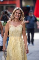 CHARLOTTE HAWKINS Arrives at Global Radio Studios in London 09/06/2023