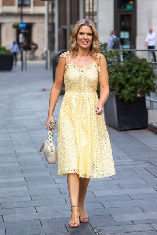 CHARLOTTE HAWKINS Arrives at Global Radio Studios in London 09/06/2023
