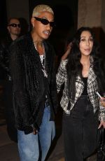 CHER and Alexander Edwards Night Out in Paris 09/27/2023