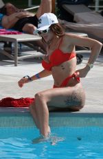 CHLOE FERRY Out at a Pool of Her Hotel in Spain 09/21/2023
