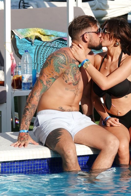 CHLOE FERRY Out with Her Boyfriend Jonny on Holiday in Spain 08/31/2023