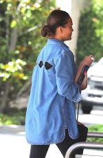 CHRISSY TEIGEN Arrives at Pilates Class in Beverly Hills 09/06/2023