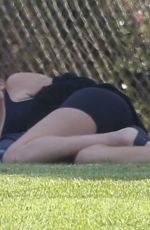 CHRISSY TEIGEN at a Park in Bevverly Hills 09/05/2023