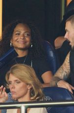 CHRISTINA MILIAN and Matt Pokora at France vs Ireland Game at Parc des Prince in Paris 09/07/2023