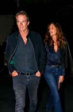 CINDY CRAWFORD and Rande Gerber Night Out in Malibu 09/22/2023