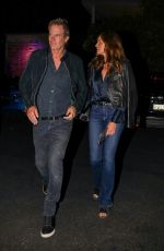 CINDY CRAWFORD and Rande Gerber Night Out in Malibu 09/22/2023