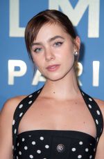 CLARA GALLE at Balmain Womenswear Spring Summer 2024 Show in Paris 09/27/2023