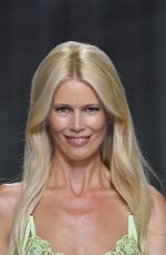 CLAUDIA SCHIFFER at Versace Fashion Show in Milan 09/22/2023